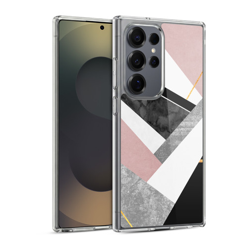 Elisabeth Fredriksson Geometric Design And Pattern Lines And Layers Soft Gel Case for Samsung Galaxy S25 Ultra & MagSafe