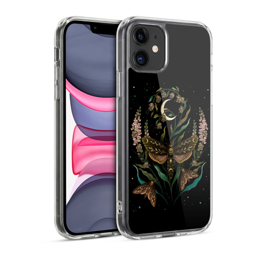 Episodic Drawing Illustration Animals Death Head Soft Gel Case for Apple iPhone 11