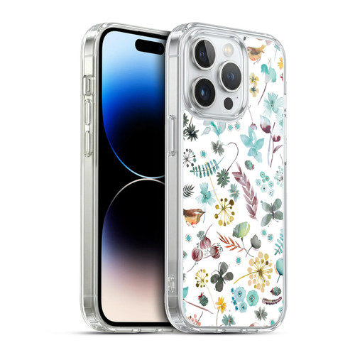 Ninola Spring Floral Butterfly Nature Soft Gel Case for Apple iPhone 13 Pro & MagSafe