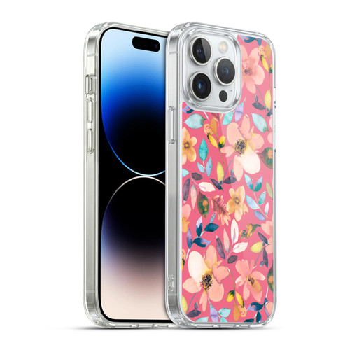 Ninola Spring Floral Tropical Flowers Soft Gel Case for Apple iPhone 14 Pro Max & MagSafe