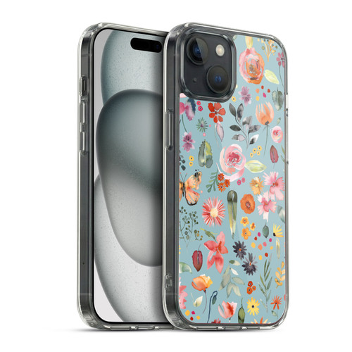 Ninola Spring Floral Nature Soft Gel Case for Apple iPhone 15 Plus & MagSafe