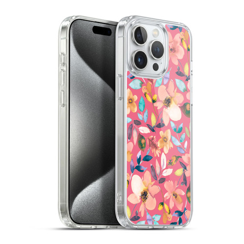 Ninola Spring Floral Tropical Flowers Soft Gel Case for Apple iPhone 15 Pro Max & MagSafe