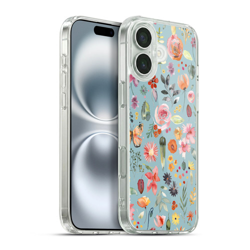 Ninola Spring Floral Nature Soft Gel Case for Apple iPhone 16 Plus & MagSafe
