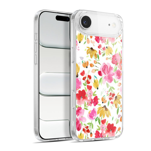 Ninola Spring Floral Flowers Red Soft Gel Case for Apple iPhone 17 Air