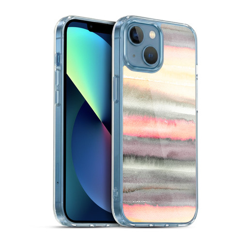 Ninola Watercolor Patterns Gradient Summer Soft Gel Case for Apple iPhone 13 Mini & MagSafe