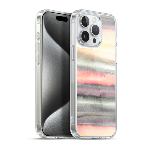 Ninola Watercolor Patterns Gradient Summer Soft Gel Case for Apple iPhone 15 Pro Max & MagSafe