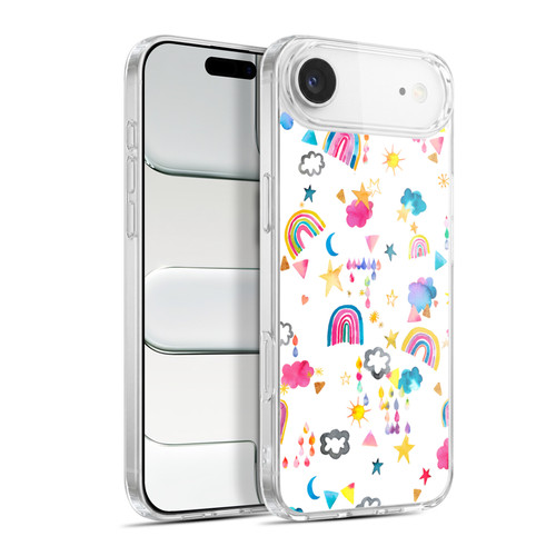 Ninola Watercolor Patterns Sky Kids Fantasy Soft Gel Case for Apple iPhone 17 Air