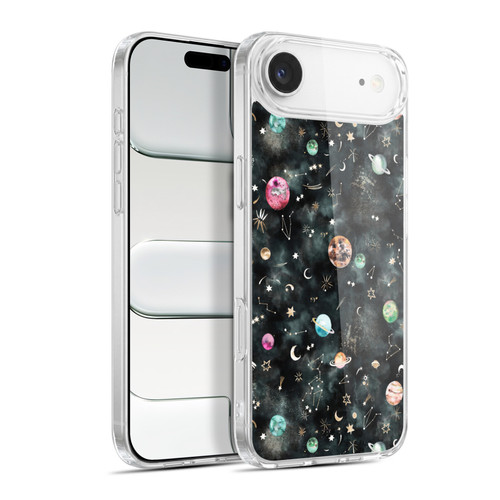 Ninola Watercolor Patterns Space Galaxy Planets Soft Gel Case for Apple iPhone 17 Air