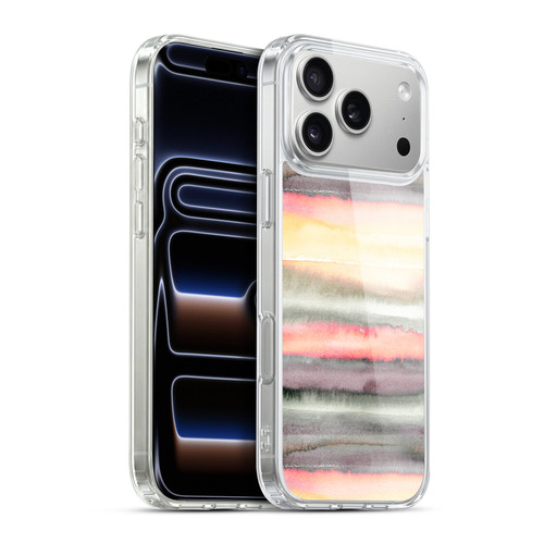 Ninola Watercolor Patterns Gradient Summer Soft Gel Case for Apple iPhone 17 Pro Max