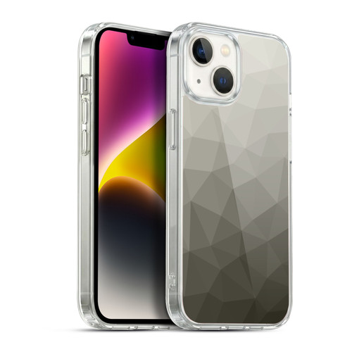 PLdesign Geometric Patterns Gray Gradient Mesh Soft Gel Case for Apple iPhone 14