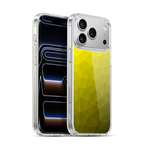 PLdesign Geometric Patterns Yellow Gradient Mesh Soft Gel Case for Apple iPhone 17 Pro Max