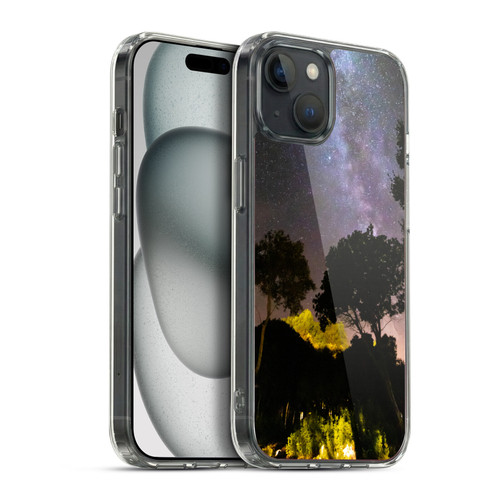 Patrik Lovrin Night Sky Trees Landscape With Milky Way Soft Gel Case for Apple iPhone 15 Plus & MagSafe