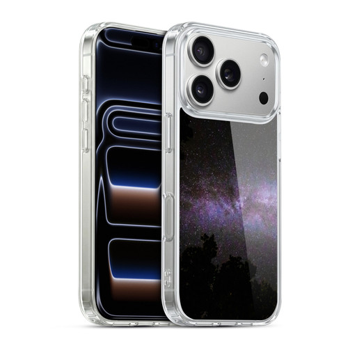Patrik Lovrin Night Sky Milky Way With Trees Soft Gel Case for Apple iPhone 17 Pro