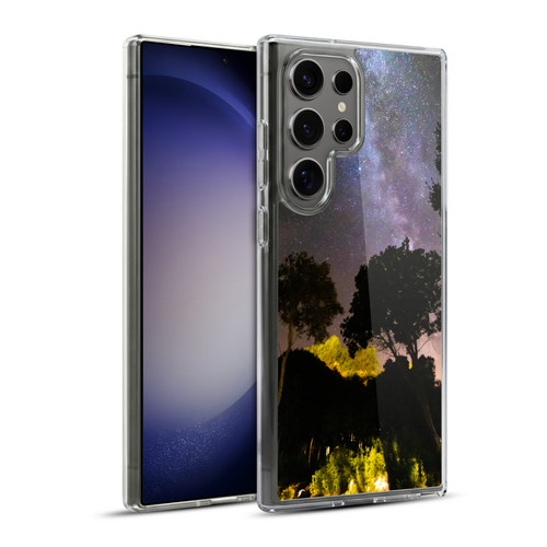 Patrik Lovrin Night Sky Trees Landscape With Milky Way Soft Gel Case for Samsung Galaxy S23 Ultra 5G & MagSafe
