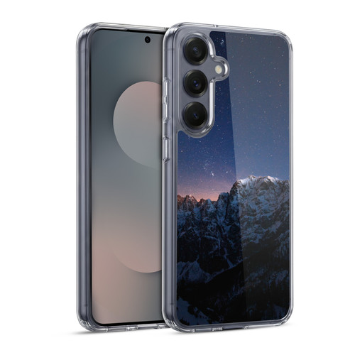 Patrik Lovrin Night Sky Stars Above Mountains Soft Gel Case for Samsung Galaxy S25 & MagSafe