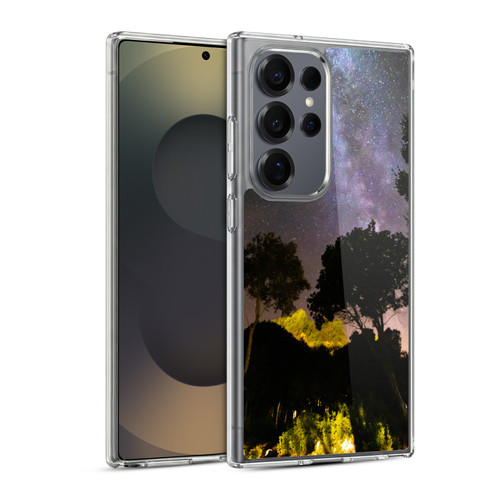 Patrik Lovrin Night Sky Trees Landscape With Milky Way Soft Gel Case for Samsung Galaxy S25 Ultra & MagSafe
