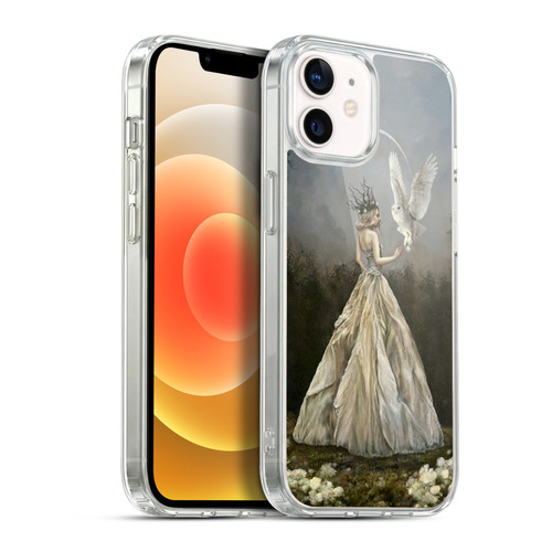 Selina Fenech Art Fantasy Goddess With Owl Soft Gel Case for Apple iPhone 12 / iPhone 12 Pro & MagSafe