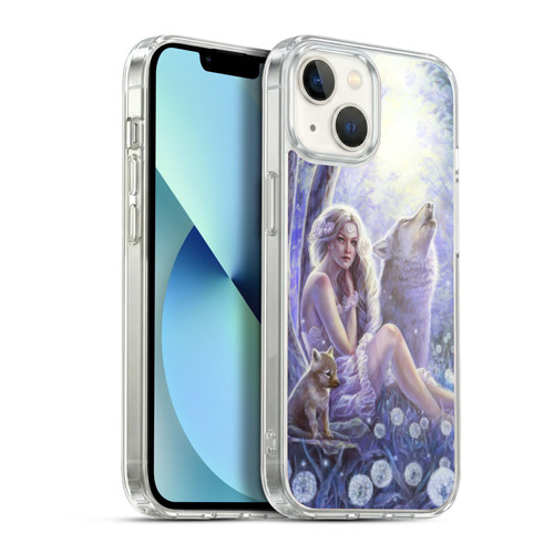 Selina Fenech Art Wolf Princess In Forest Soft Gel Case for Apple iPhone 13