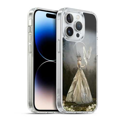Selina Fenech Art Fantasy Goddess With Owl Soft Gel Case for Apple iPhone 13 Pro & MagSafe