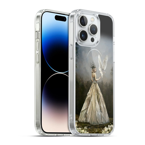 Selina Fenech Art Fantasy Goddess With Owl Soft Gel Case for Apple iPhone 14 Pro Max & MagSafe