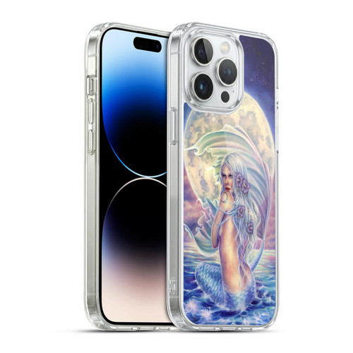 Selina Fenech Art Moon Mermaid In Water Soft Gel Case for Apple iPhone 14 Pro Max & MagSafe