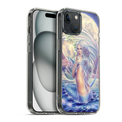 Selina Fenech Art Moon Mermaid In Water Soft Gel Case for Apple iPhone 15 Plus & MagSafe
