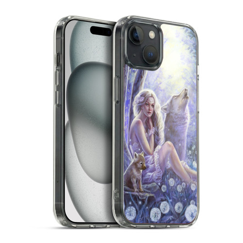 Selina Fenech Art Wolf Princess In Forest Soft Gel Case for Apple iPhone 15 Plus & MagSafe