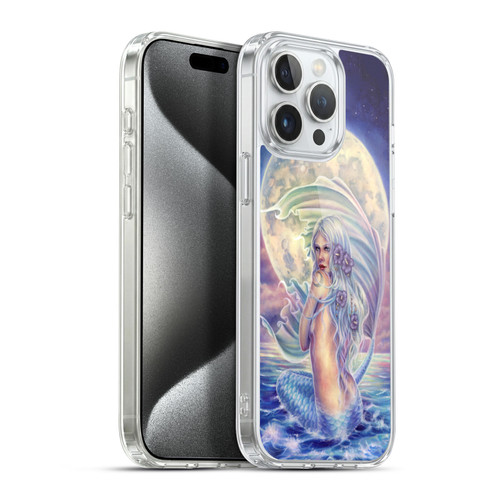 Selina Fenech Art Moon Mermaid In Water Soft Gel Case for Apple iPhone 15 Pro Max & MagSafe