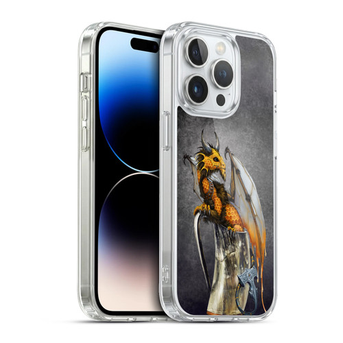Stanley Morrison Art Dragon In Viking Horn Mug Soft Gel Case for Apple iPhone 13 Pro & MagSafe