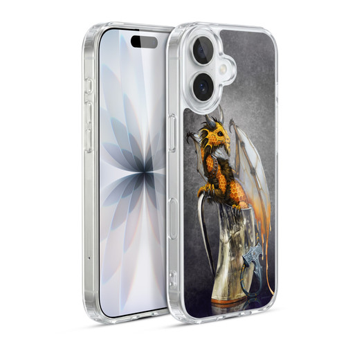 Stanley Morrison Art Dragon In Viking Horn Mug Soft Gel Case for Apple iPhone 17