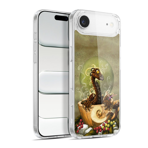 Stanley Morrison Art Brown Coffee Dragon Dragonfly Soft Gel Case for Apple iPhone 17 Air