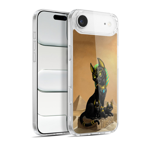 Stanley Morrison Art Egyptian Bastet Cat & Kittens Soft Gel Case for Apple iPhone 17 Air