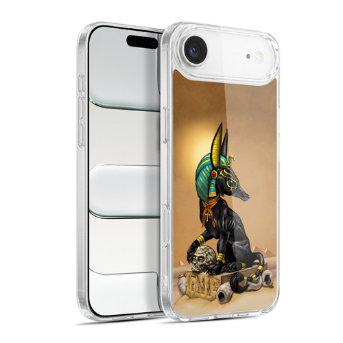 Stanley Morrison Art Egyptian Black Jackal Anubis Soft Gel Case for Apple iPhone 17 Air