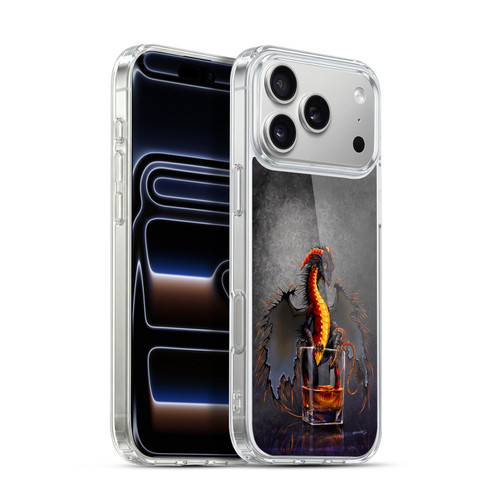 Stanley Morrison Art Dragon In A Rum Glass Soft Gel Case for Apple iPhone 17 Pro Max