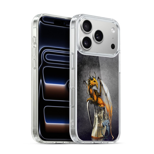 Stanley Morrison Art Dragon In Viking Horn Mug Soft Gel Case for Apple iPhone 17 Pro