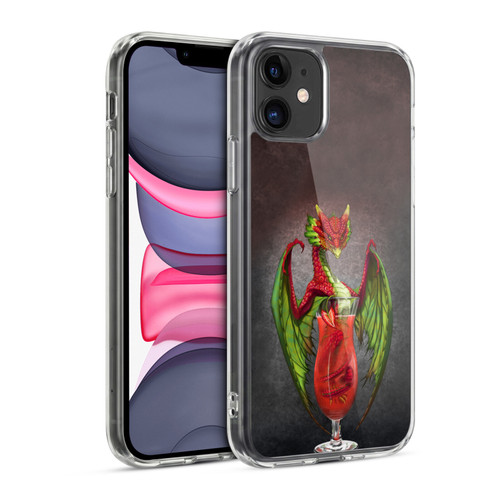 Stanley Morrison Dragons Strawberry Daquiri Soft Gel Case for Apple iPhone 11