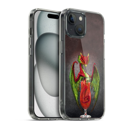 Stanley Morrison Dragons Strawberry Daquiri Soft Gel Case for Apple iPhone 15 & MagSafe