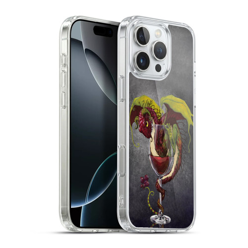 Stanley Morrison Dragons Red Wine Drink Soft Gel Case for Apple iPhone 16 Pro Max & MagSafe