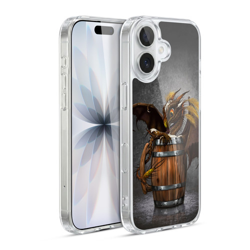 Stanley Morrison Dragons Barley Beer in Barrel Mug Soft Gel Case for Apple iPhone 17