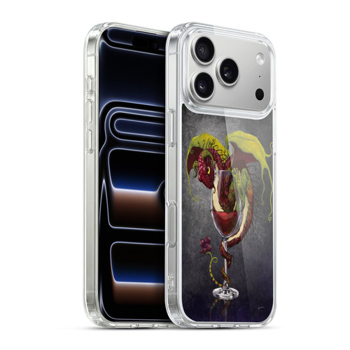 Stanley Morrison Dragons Red Wine Drink Soft Gel Case for Apple iPhone 17 Pro Max