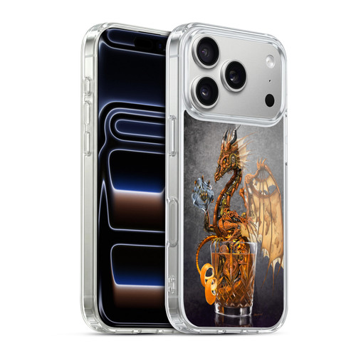 Stanley Morrison Dragons Gold Steampunk Drink Soft Gel Case for Apple iPhone 17 Pro