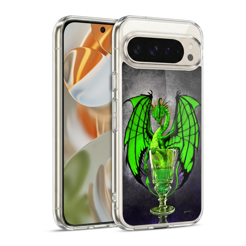 Stanley Morrison Dragons Absinthe Green Drink Soft Gel Case for Google Pixel 9 / Pixel 9 Pro