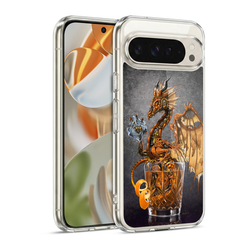 Stanley Morrison Dragons Gold Steampunk Drink Soft Gel Case for Google Pixel 9 / Pixel 9 Pro