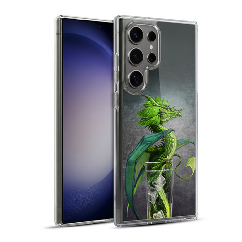 Stanley Morrison Dragons Green Mojito Drink Soft Gel Case for Samsung Galaxy S23 Ultra 5G & MagSafe