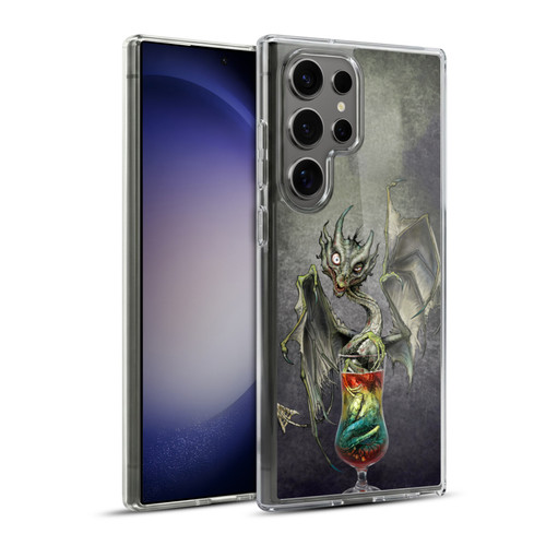 Stanley Morrison Dragons Green Zombie Drink Soft Gel Case for Samsung Galaxy S23 Ultra 5G & MagSafe