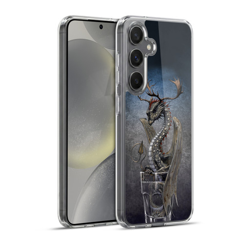 Stanley Morrison Dragons Vodka Drink Glass Soft Gel Case for Samsung Galaxy S24+ 5G & MagSafe