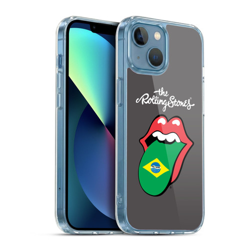The Rolling Stones International Licks 1 Brazil Soft Gel Case for Apple iPhone 13 Mini & MagSafe