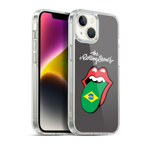 The Rolling Stones International Licks 1 Brazil Soft Gel Case for Apple iPhone 14