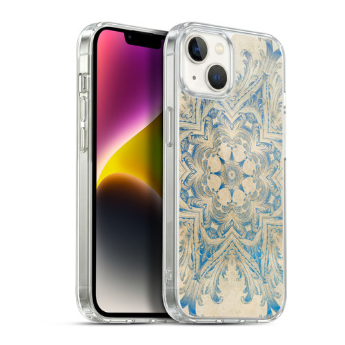 Aimee Stewart Mandala Blue Sky Swirl Soft Gel Case for Apple iPhone 14 Plus & MagSafe