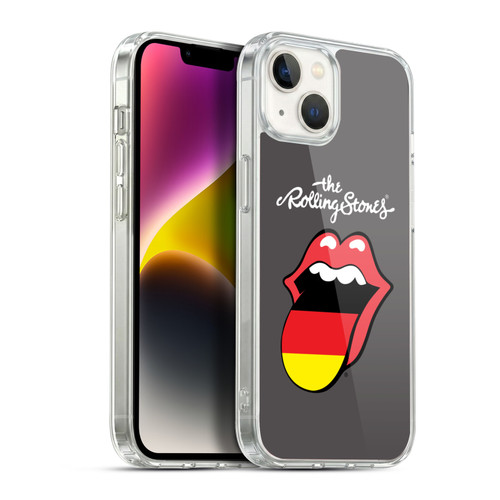 The Rolling Stones International Licks 1 Germany Soft Gel Case for Apple iPhone 14 Plus & MagSafe